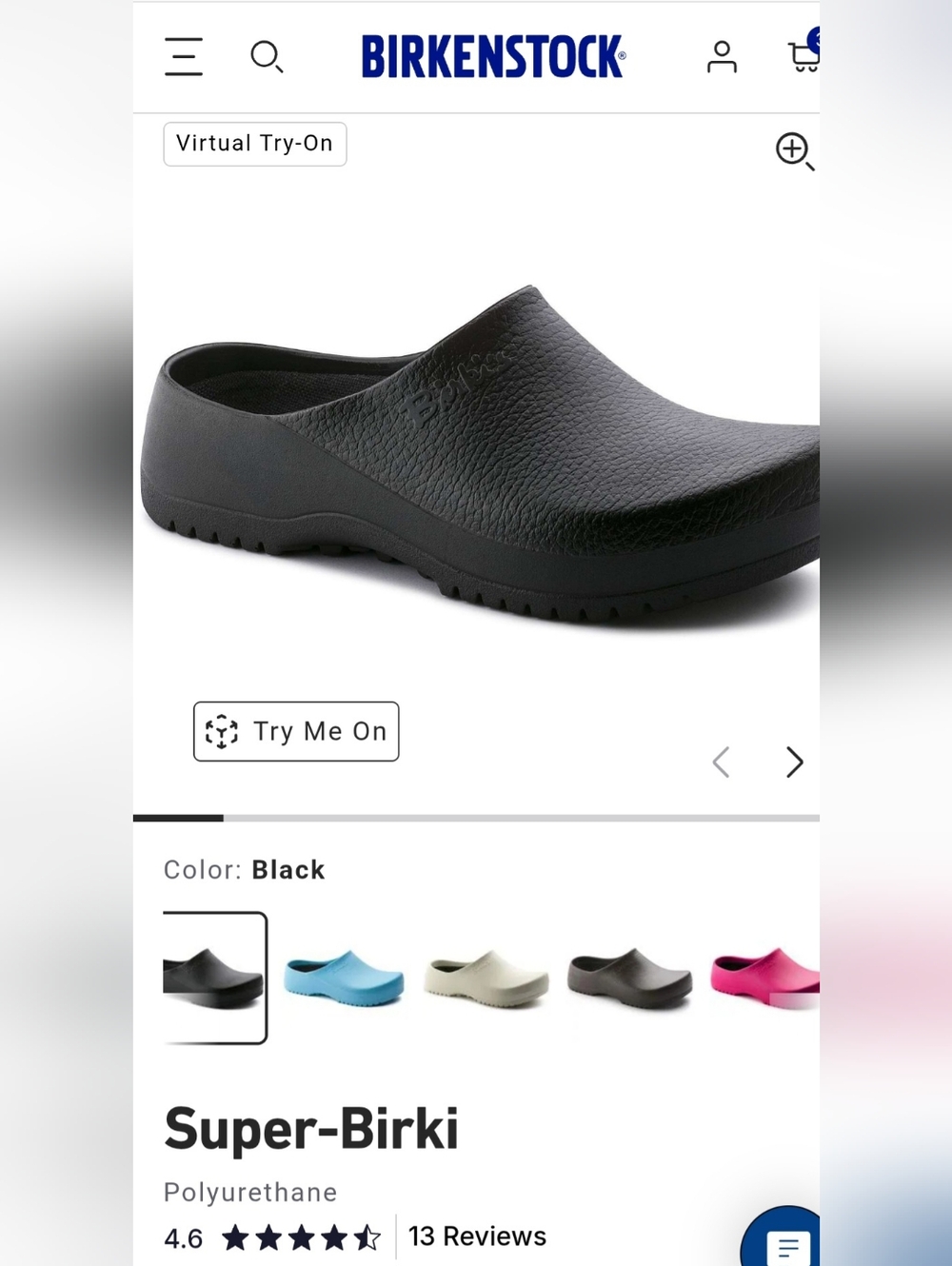 Super Birki Birkenstock Black Clogs - Picture 10 of 10